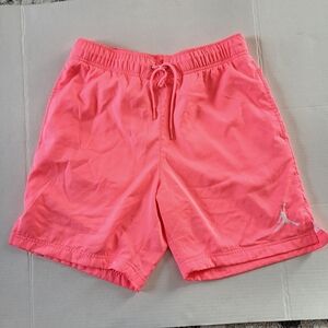 Nike Air Jordan Mens Jumpman Poolside Shorts Pink Size S Standard Fit Swim Trunk